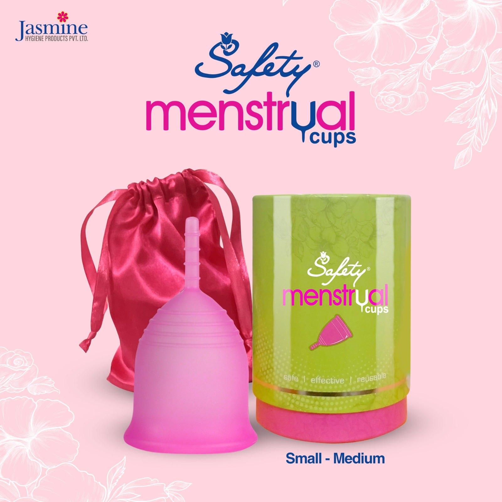 Small Medium Safety Menstrual Cup for Women Period Protection Comfortable Reusable Feminine Hygiene Product