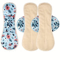 2pcs Washable Menstrual Pad Night Reusable Panty Liner Sanitary Towels Absortable Menstrual Cotton Pads for Women Period sahara pad